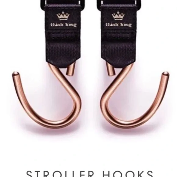 BODOMINT BLACK ORIGINAL DIAPER BAG & STROLLER HOOKS